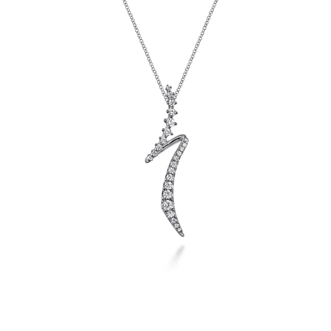 Gabriel & Co. Graduating Diamond Bypass Pendant Necklace-Gabriel & Co. Graduating Diamond Bypass Pendant Necklace - NK7845W45JJ