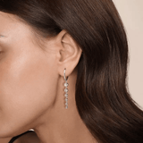 Gabriel & Co. Graduating Diamond Huggie Drop Earrings-Gabriel & Co. Graduating Diamond Huggie Drop Earrings - EG15066W45JJ