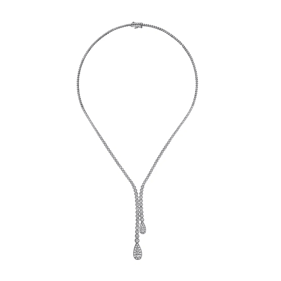 Gabriel & Co. Graduating Diamond Y Necklace - NK7692W45JJ