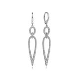 Gabriel & Co. Long Diamond Teardrop Earrings-Gabriel & Co. Long Diamond Teardrop Earrings - EG15082W45JJ