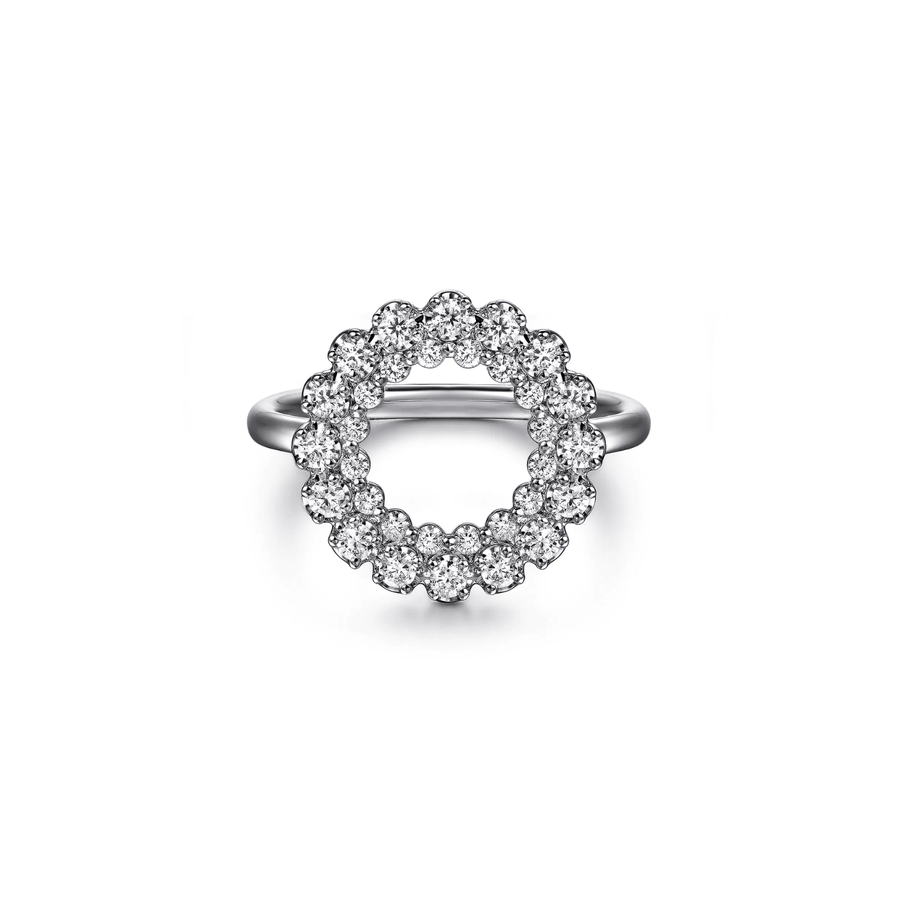 Gabriel & Co. Multi Diamond Circle Fashion Ring - LR52753W45JJ