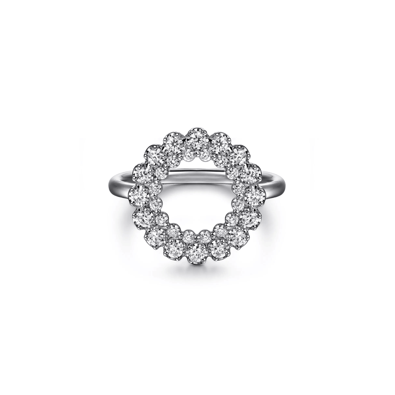 Gabriel & Co. Multi Diamond Circle Fashion Ring-Gabriel & Co. Multi Diamond Circle Fashion Ring - LR52753W45JJ