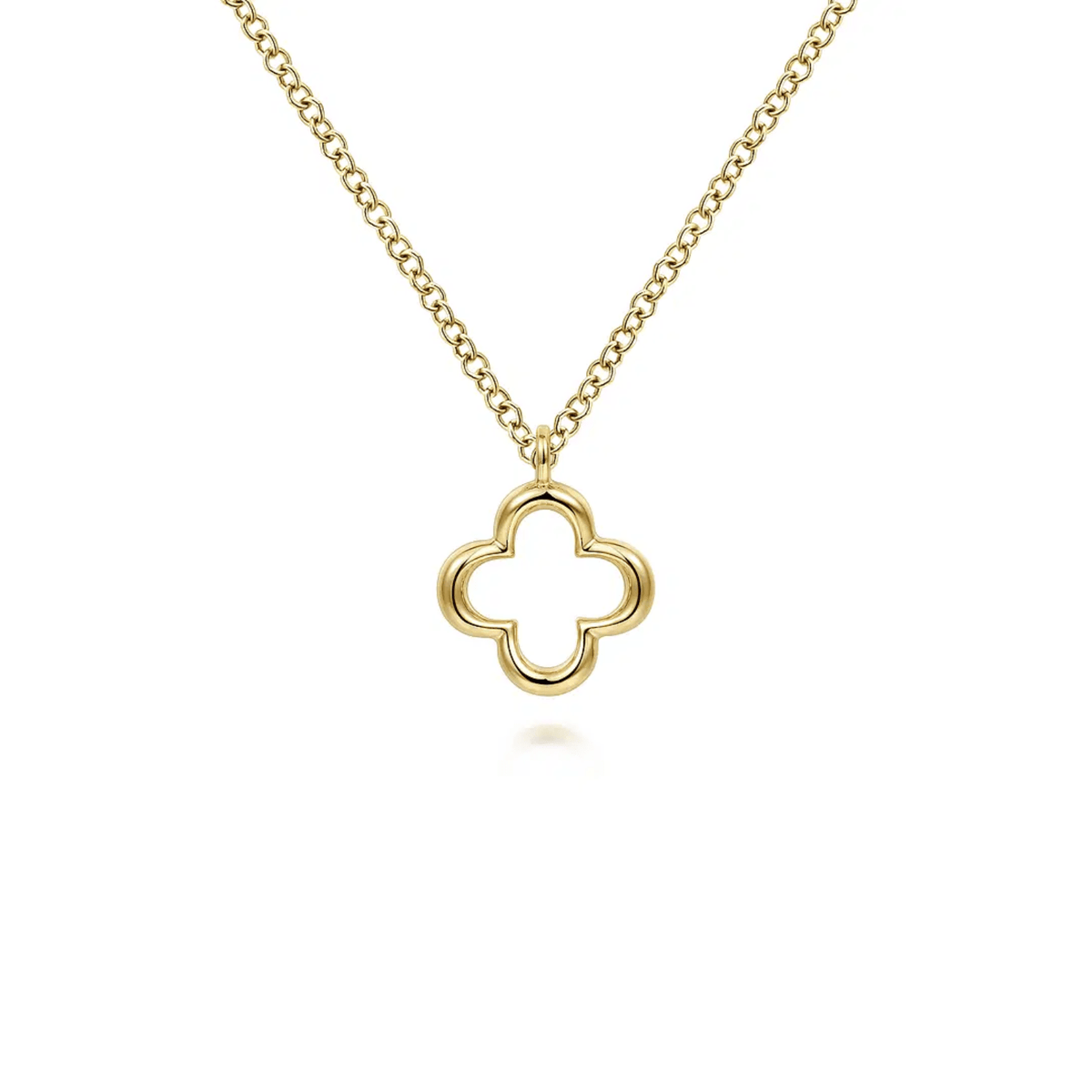 Gabriel & Co. Open Clover Pendant Necklace - NK6399Y4JJJ