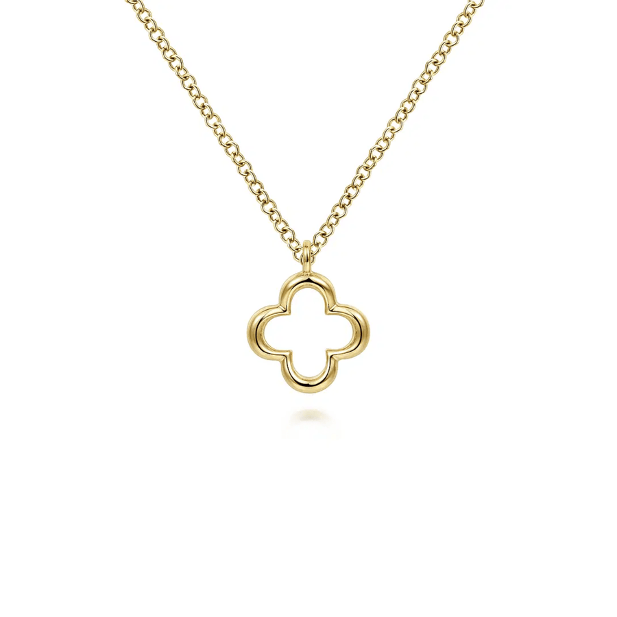 Gabriel & Co. Open Clover Pendant Necklace - NK6399Y4JJJ