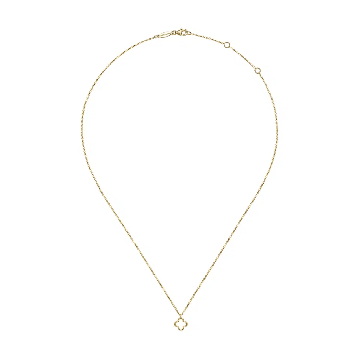 Gabriel & Co. Open Clover Pendant Necklace - NK6399Y4JJJ