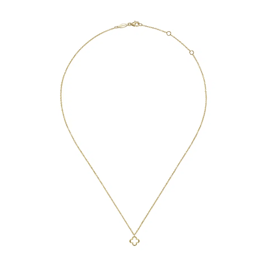 Gabriel & Co. Open Clover Pendant Necklace - NK6399Y4JJJ