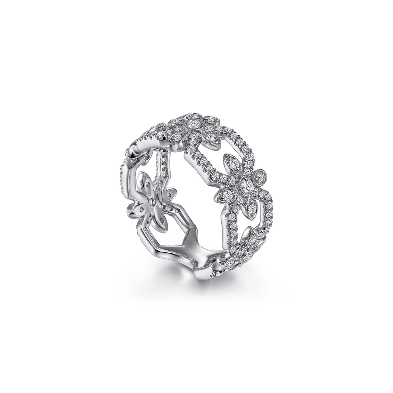 Gabriel & Co. Openwork Hexagonal Diamond Ring-Gabriel & Co. Openwork Hexagonal Diamond Ring - LR51494W45JJ