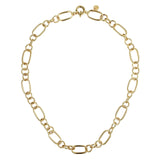 Gabriel & Co. Oval Link Chain Necklace wth Circle Stations-Gabriel & Co. Oval Link Chain Necklace wth Circle Stations - NK7339 - 18Y4JJJ