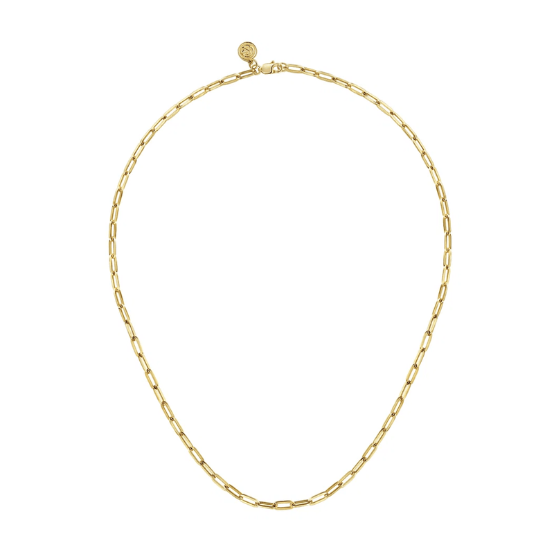 Gabriel & Co. Paper Clip Chain Necklace-Gabriel & Co. Paper Clip Chain Necklace - NK6769H - 17Y4JJJ