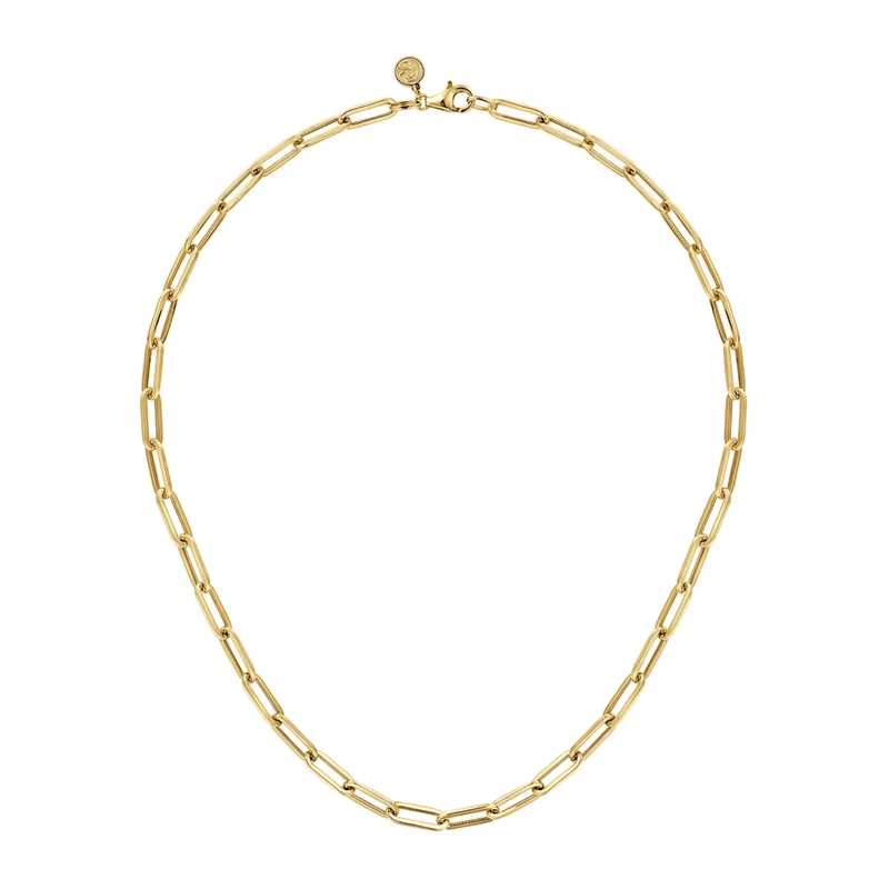 Gabriel & Co. Paper Clip Chain Necklace-Gabriel & Co. Paper Clip Chain Necklace - NK6820H - 17Y4JJJ