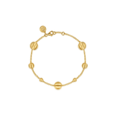 Gabriel & Co. Plain Gold Bujukan Ball Station Bracelet-Gabriel & Co. Plain Gold Bujukan Ball Station Bracelet TB5133Y4JJJ