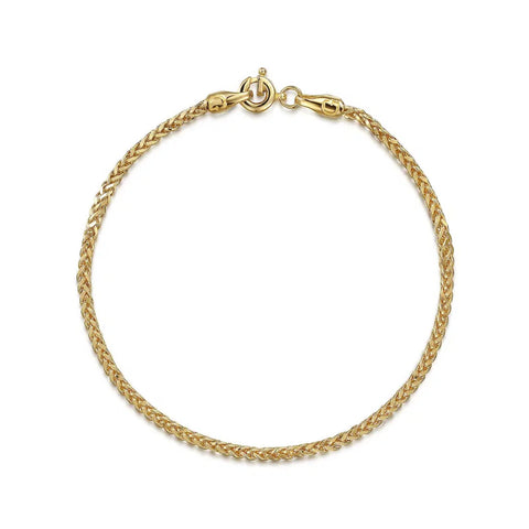 Gabriel & Co. Plain Gold Chain With G Lock-Gabriel & Co. Plain Gold Chain With G Lock - TB4877Y4JJJ