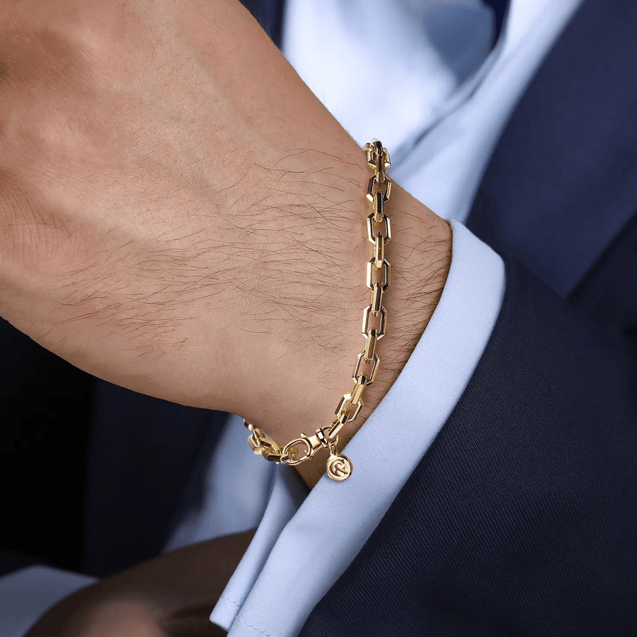 Gabriel & Co. Solid Faceted Chain Bracelet TBM4516Y4JJJ