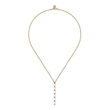 Gabriel & Co. Vertical Bar Necklace with White Enamel-Gabriel & Co. Vertical Bar Necklace with White Enamel - NK7680E9Y4JJJ