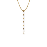 Gabriel & Co. Vertical Bar Necklace with White Enamel-Gabriel & Co. Vertical Bar Necklace with White Enamel - NK7680E9Y4JJJ
