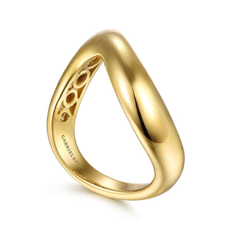 Gabriel & Co. Wave Stackable Ring - LR52948PY4JJJ