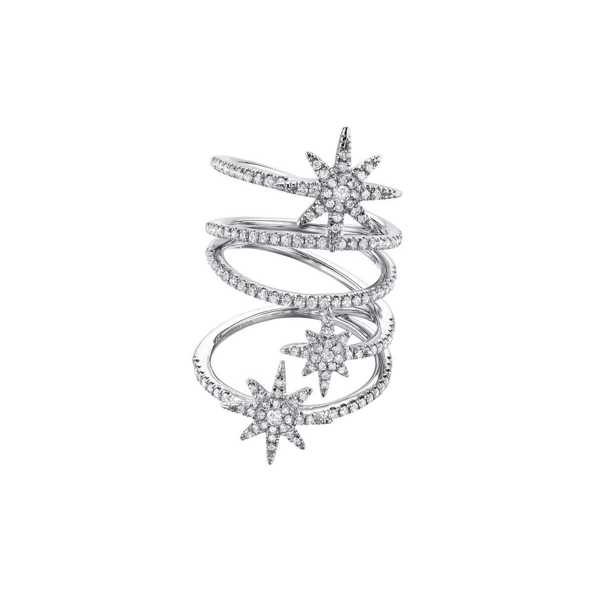 Gabriel & Co. Wide Open Diamond Band and Star Station Statement Ring - LR51131W45JJ