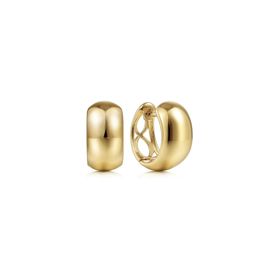 Gabriel & Co. Wide Plain Huggie Earrings - EG14012Y4JJJ