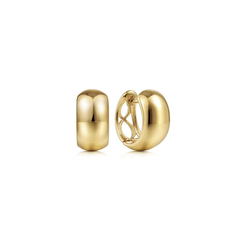 Gabriel & Co. Wide Plain Huggie Earrings-Gabriel & Co. Wide Plain Huggie Earrings - EG14012Y4JJJ