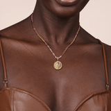 Gabriel & Co. Zodiac 14K Yellow Gold Diamond Bujukan Leo Medallion Pendant-Gabriel & Co. Zodiac 14K Yellow Gold Diamond Bujukan Leo Medallion Pendant PT7571Y45JJ