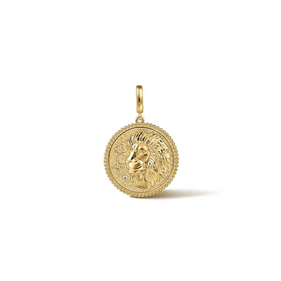 Gabriel & Co. Zodiac Diamond Bujukan Leo Medallion Pendant (Pendant Only) - PT7571Y45JJ