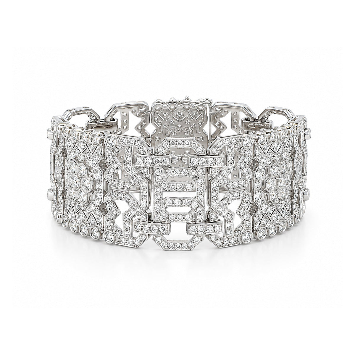 Diamond Wide Bracelet
