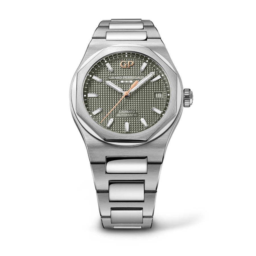 Girard - Perregaux Laureato 38mm Sage Green - 81005 - 11 - 3407 - 1CM