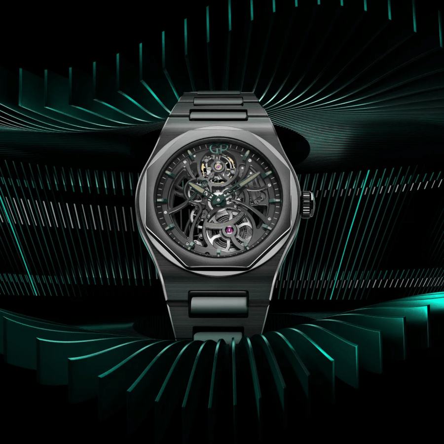 Girard-Perregaux Laureato Skeleton Aston Martin Edition - 81015-32-3538-32A
