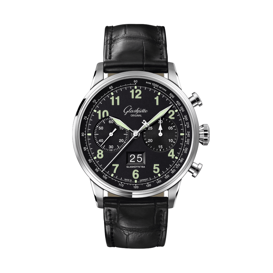 Glashütte Original Senator Chronograph Navigator - 1-37-24-20-12-61