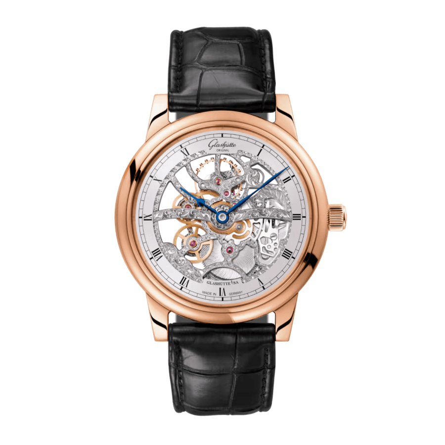 Glashütte Original Senator Manual Winding Skeletonised Edition 42mm 1-49-18-01-05-30