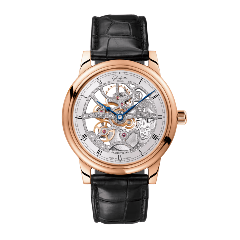 Glashütte Original Senator Manual Winding Skeletonised Edition 42mm-Glashütte Original Senator Manual Winding Skeletonised Edition 42mm 1-49-18-01-05-30