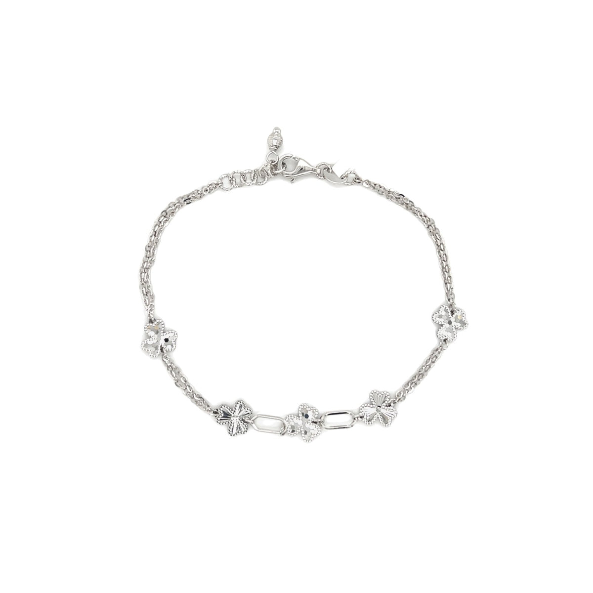 Gold Clover Bracelet - 8BKEY02963