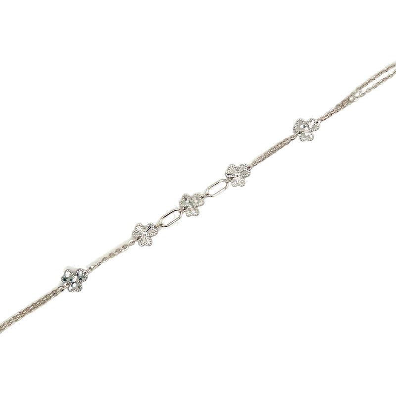 Gold Clover Bracelet-Gold Clover Bracelet - 8BKEY02963