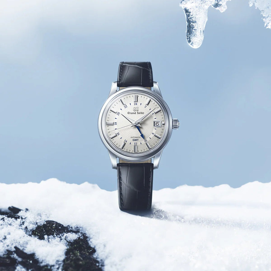 Grand Seiko Elegance Collection Automatic Mechanical GMT “Snowdrop” SBGM255 - SBGM255