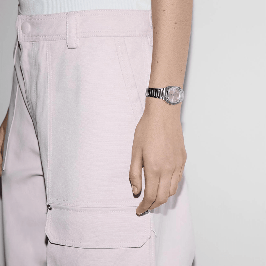 Gucci G-Flat Watch 24mm, Pink - YA166501