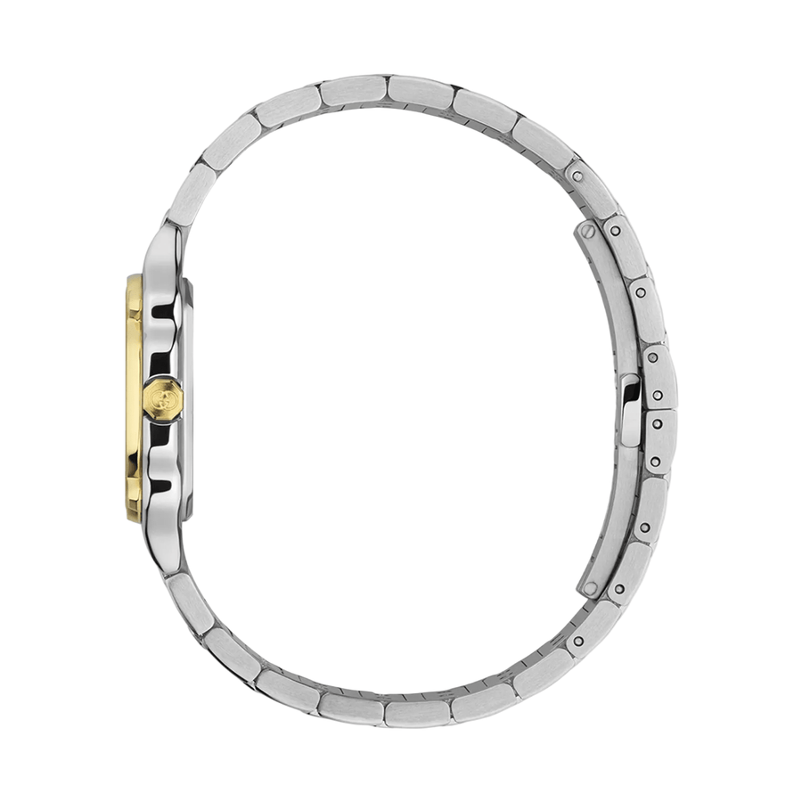 Gucci G-Flat Watch 24mm, Silver/Gold - YA166503