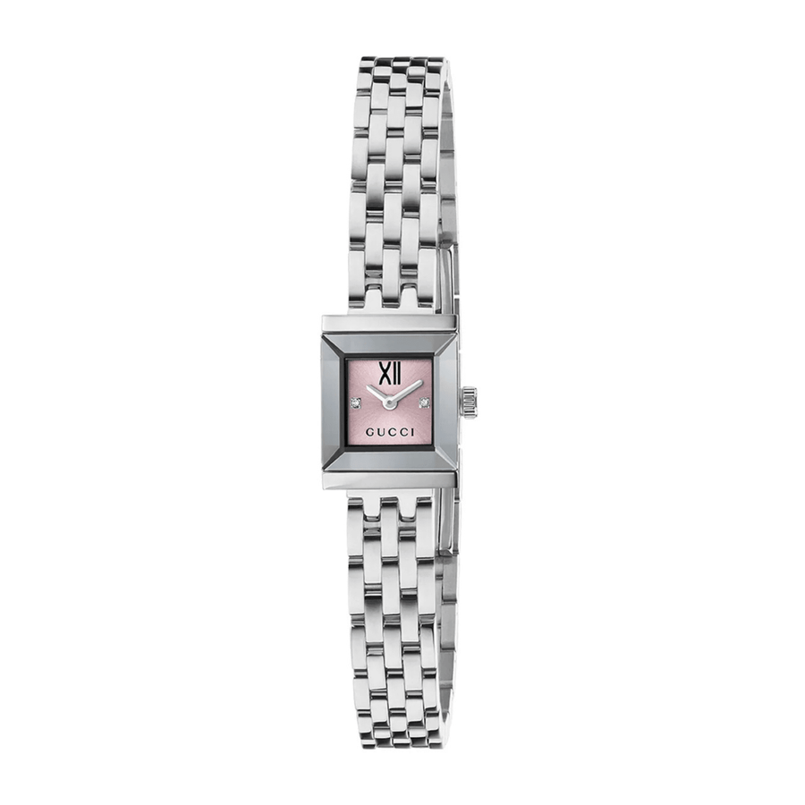 Gucci G-Frame Watch 14x18mm, Pink - YA128539