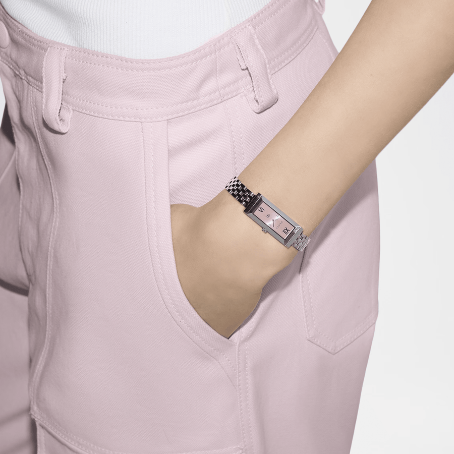 Gucci G-Frame Watch 14x34mm, Pink - YA127516