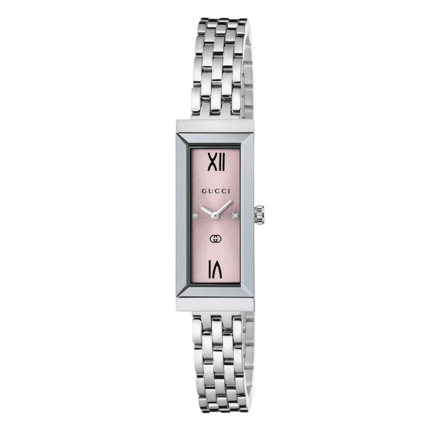 Gucci G-Frame Watch 14x34mm, Pink - YA127516