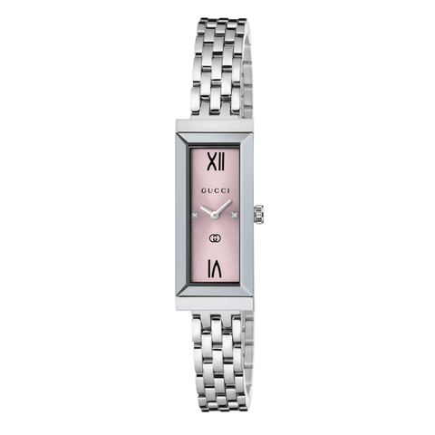 Gucci G-Frame Watch 14x34mm, Pink-Gucci G-Frame Watch 14x34mm, Pink - YA127516