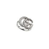 Gucci GG Running Ring with Diamonds-Gucci GG Running Ring with Diamonds - YBC525696001013