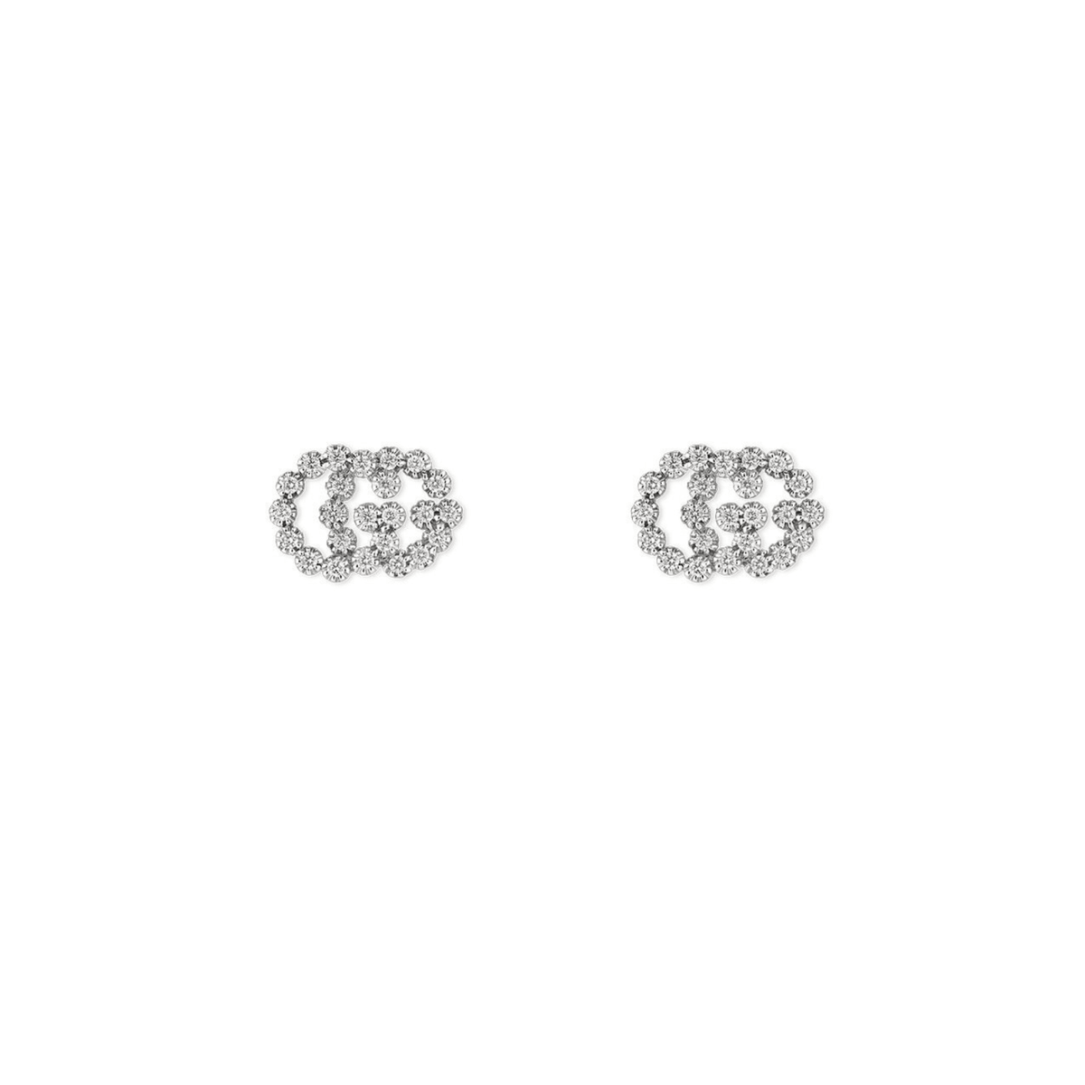 Gucci GG Running Studs with Diamonds - YBD48167600300U