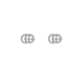 Gucci GG Running Studs with Diamonds-Gucci GG Running Studs with Diamonds - YBD48167600300U