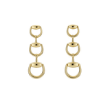 Gucci Horsebit 18K Drop Earrings-Gucci Horsebit 18K Drop Earrings YBD83141300100U