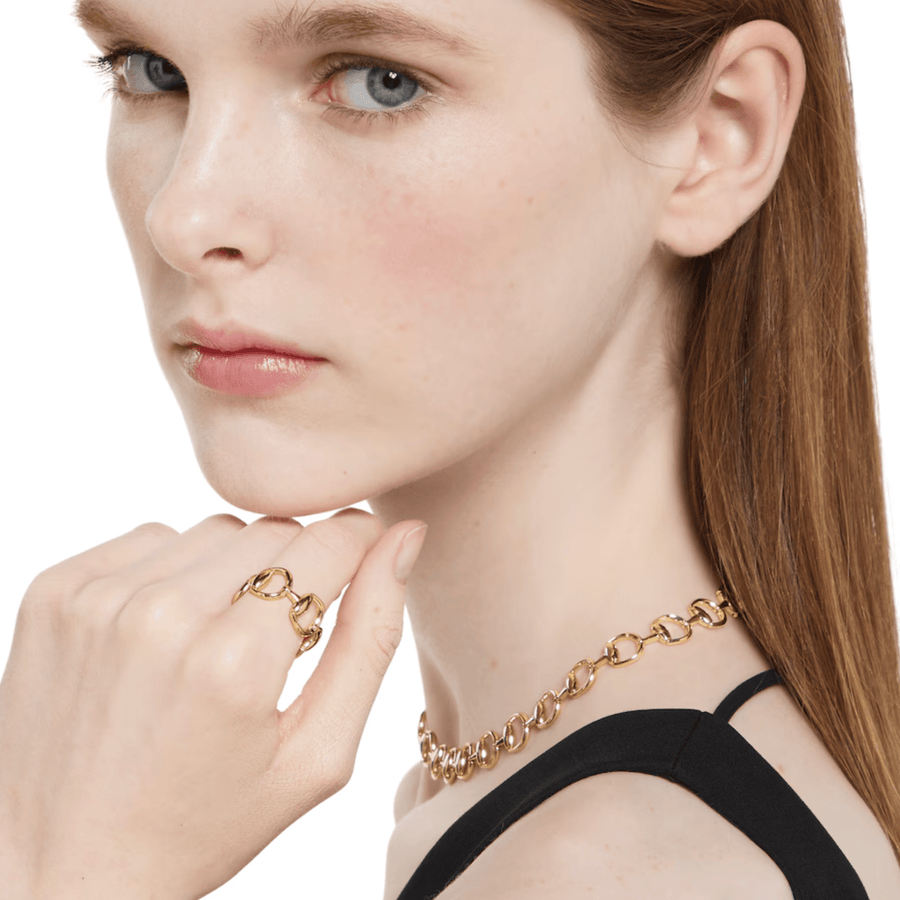 Gucci Horsebit 18K Ring YBC831316001016