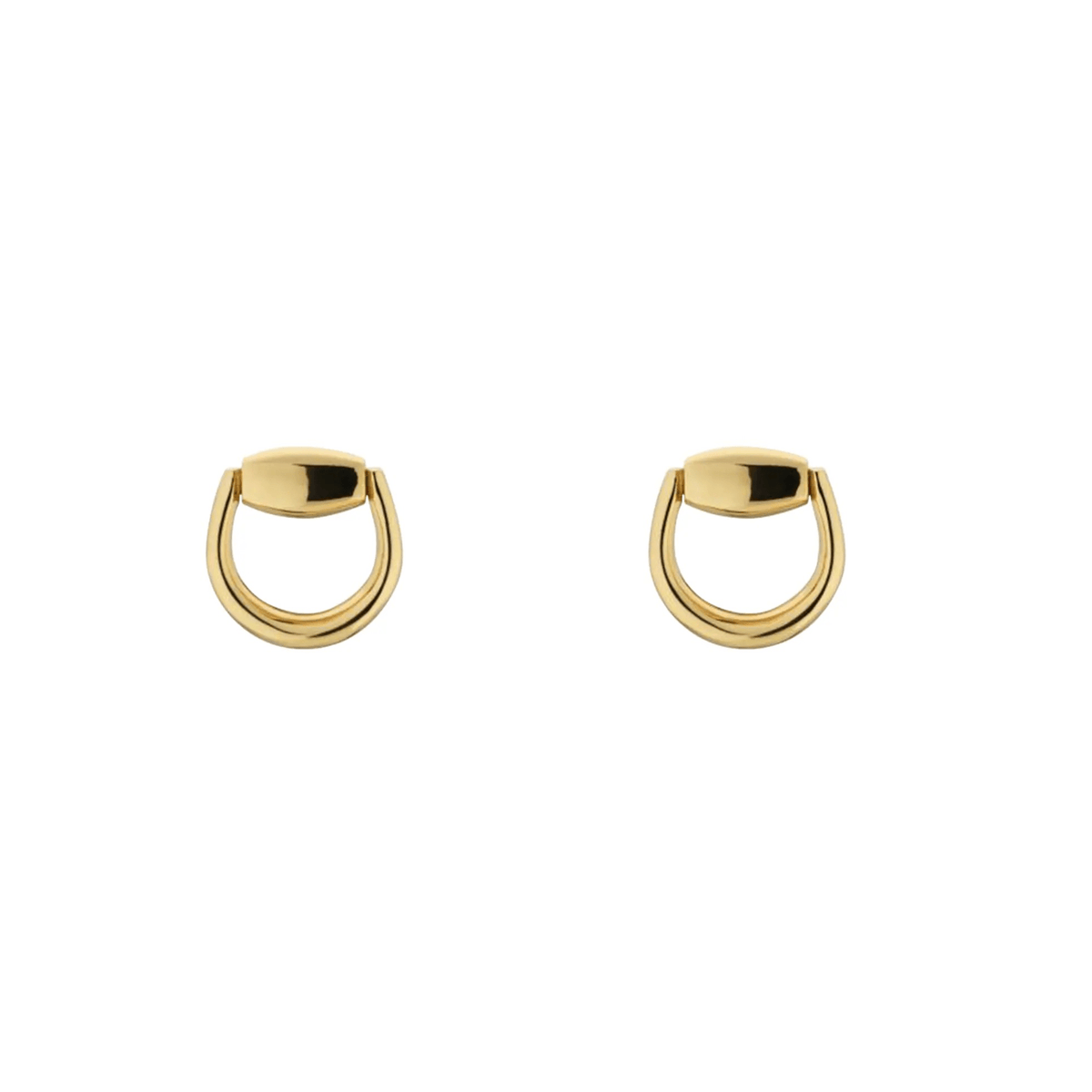 Gucci Horsebit 18K Stud Earrings