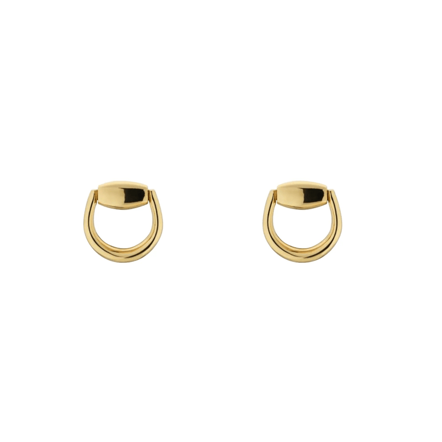 Gucci Horsebit 18K Stud Earrings