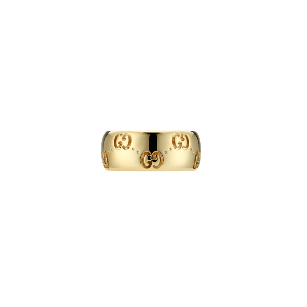Gucci Icon 18K GG Wide Ring