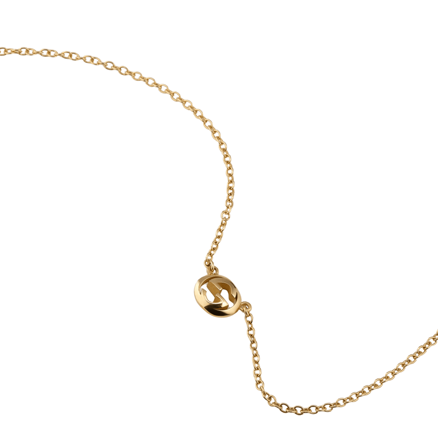 Gucci Interlocking 18K Pendant Necklace YBB87419200100U