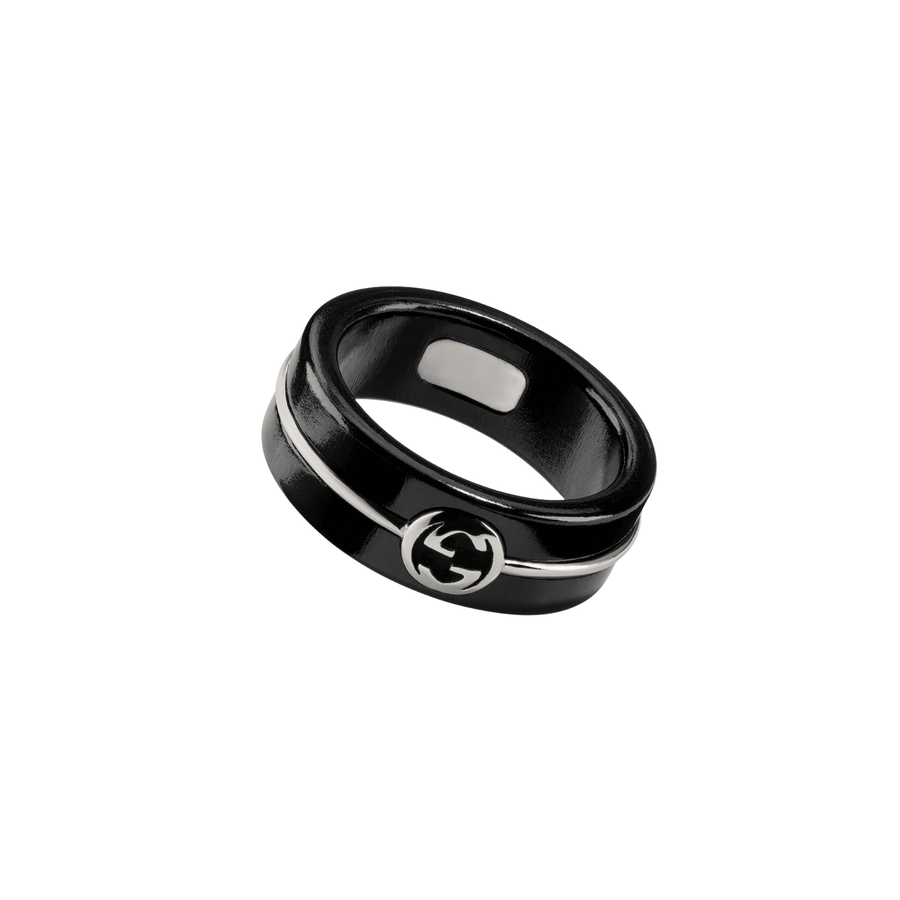 Gucci Interlocking Corundum Ring - YBCA002OM001016